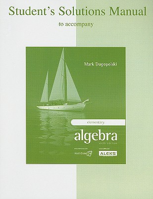 Book Student's Solutions Manual for Elementary Algebra free