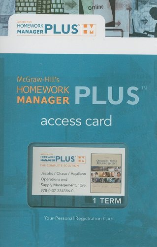 Book Homework Manager Plus Code Card-Standalone (McGraw-Hill's Homework Manager Plus) free
