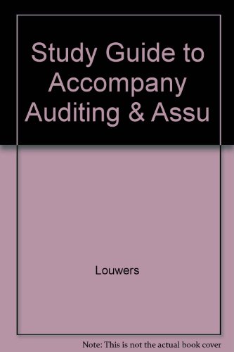 Book Study Guide to Accompany Auditing & Assu free