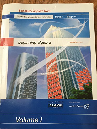 Book beginning algebra Volume 1 (1) free