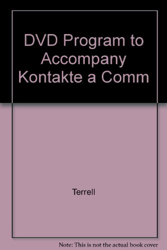 Book DVD to Accompany Kontakte a Communicative Approach, 6th edition free