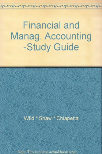 Book Financial and Manag. Accounting -Study Guide free