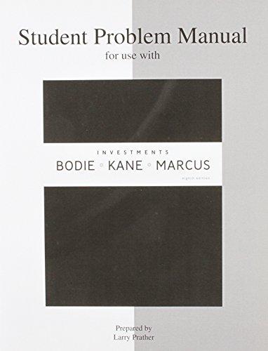 Book Student Problem Manual to Accompany Investments free
