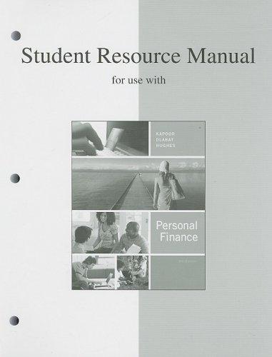 Book Student Resource Manual to accompany Personal Finance free