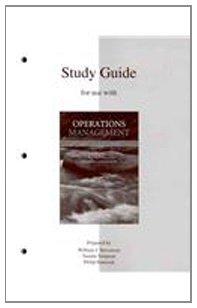 Book Study Guide to accompany Operations Management 10e free