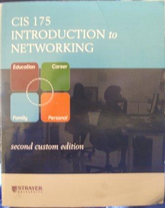Book CIS 175 Introduction to Networking for Strayer University (Taken from: Data Communications and Networking) free