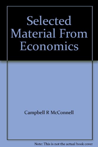 Book Selected Material From Economics free
