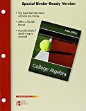 Book Loose Leaf Version of College Algebra with Connect hosted by ALEKS Access Card free