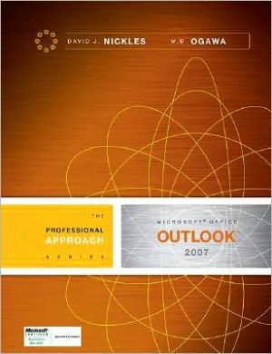 Book Microsoft Outlook 2007: A Professional Approach free