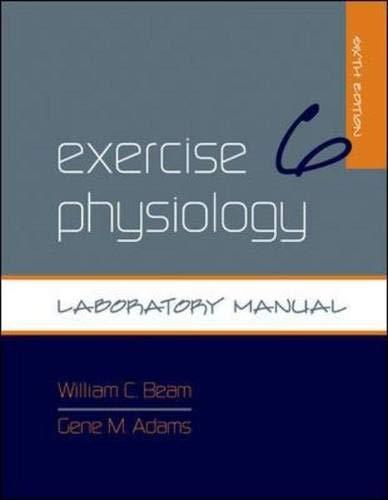 Book Exercise Physiology Laboratory Manual free