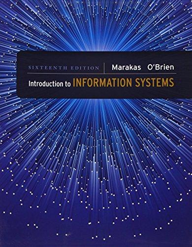 Book Introduction to Information Systems free