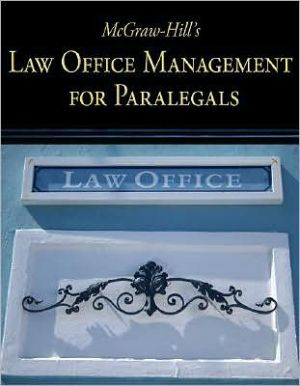 Book McGraw-Hill's Law Office Management for Paralegals free