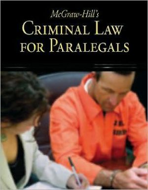 Book McGraw-Hill's Criminal Law for Paralegals free