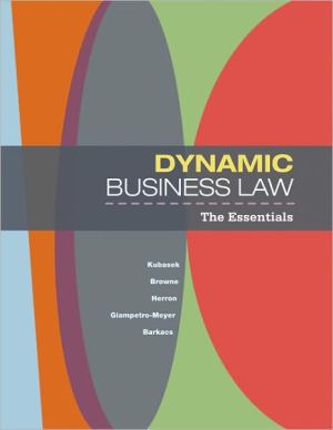 Book Dynamic Business Law: The Essentials free