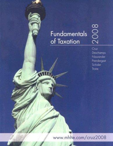 Book Fundamentals of Taxation 2008 free
