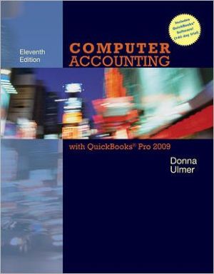 Book Computer Accounting With Quickbooks Pro 2009 free