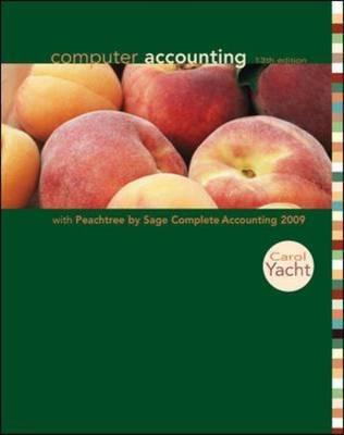 Book Computer Accounting with Peachtree Complete 2009, Release 16.0 free