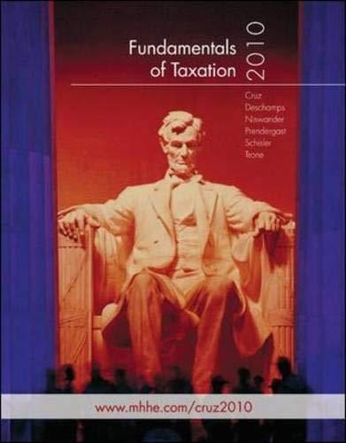 Book Fundamentals of Taxation 2010 free