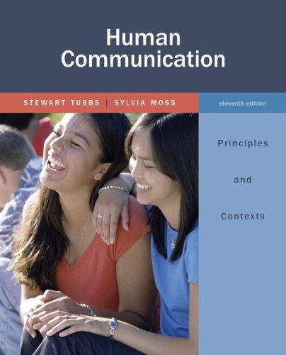 Book Human Communication: Principles and Contexts free