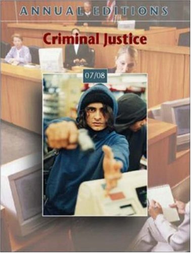 Book Annual Editions: Criminal Justice 07/08 free
