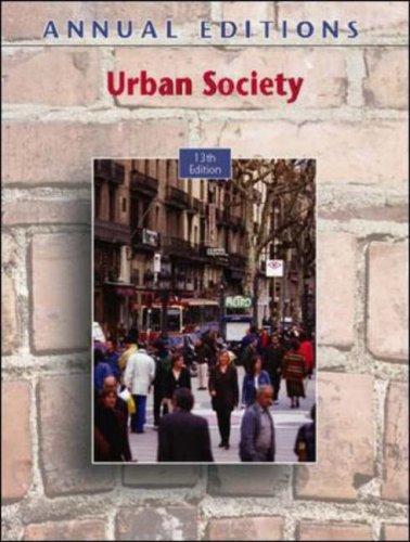 Book Annual Editions: Urban Society, 13/e free