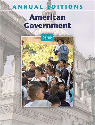 Book Annual Editions: American Government 08/09 free