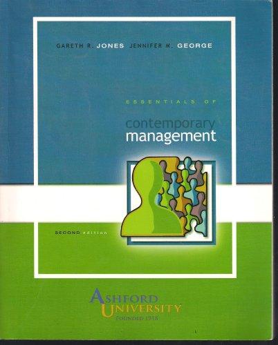 Book Essentials of Contemporary Management (Ashford University Second Edition) free