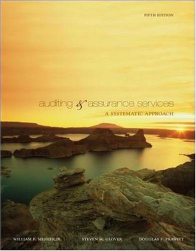Book Auditing & Assurance Services: A Systematic Approach, 5th Edition free