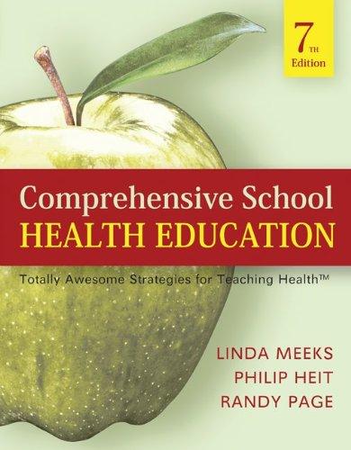 Book Comprehensive School Health Education: Totally Awesome Strategies For Teaching Health free