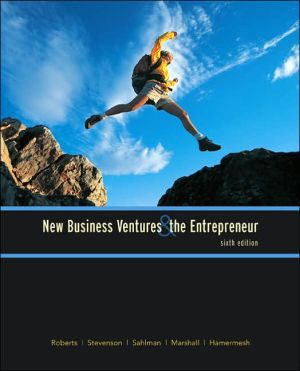 Book New Business Ventures And The Entrepreneur free