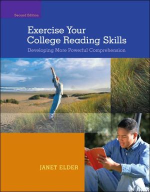 Book Exercise Your College Reading Skills: Developing More Powerful Comprehension free
