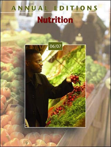 Book Annual Editions: Nutrition 06/07 free