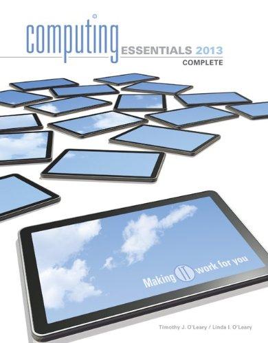 Book Computing Essentials 2013 Complete Edition (The O'leary Series) free