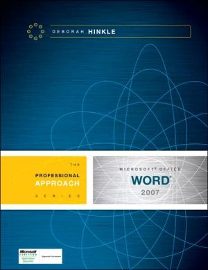 Book Microsoft Word 2007: A Professional Approach free