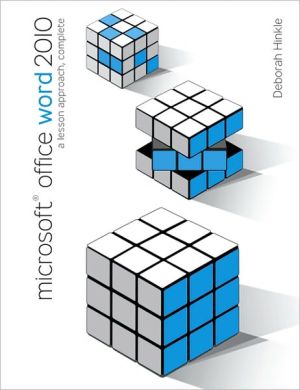 Book Microsoft Office Word 2010: A Lesson Approach, Complete free