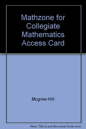 Book MathZone for Collegiate Mathematics Access Card free
