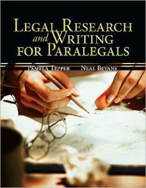 Book Legal Research & Writing for Paralegals free