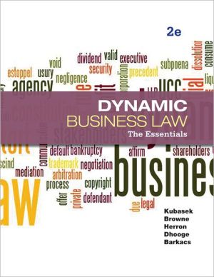 Book Dynamic Business Law: The Essentials free
