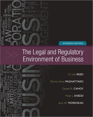 Book The Legal and Regulatory Environment of Business free