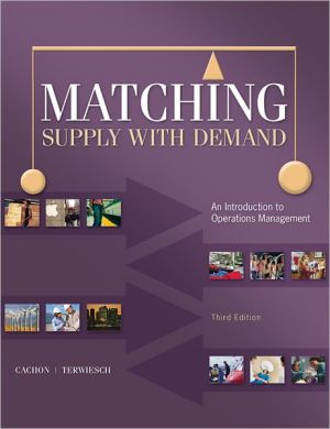 Book Matching Supply with Demand: An Introduction to Operations Management free