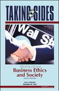 Book Taking Sides: Clashing Views in Business Ethics and Society free