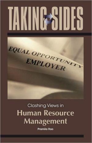 Book Taking Sides: Clashing Views in Human Resource Management free