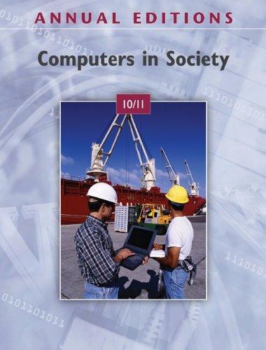 Book Annual Editions: Computers in Society 10/11 free