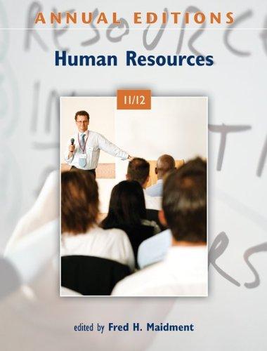 Book Annual Editions: Human Resources 11/12 free