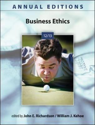 Book Annual Editions: Business Ethics 12/13 free