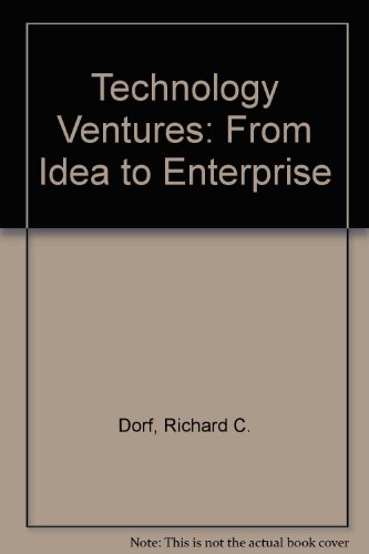 Book Technology Ventures: From Idea to Enterprise free