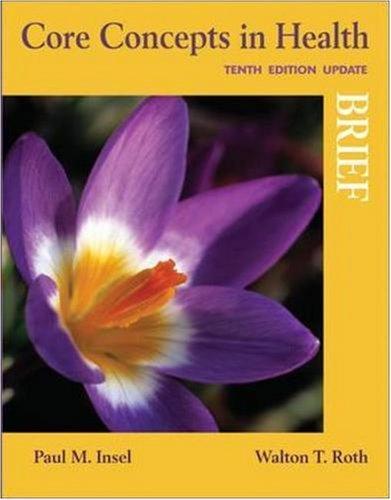Book Core Concepts in Health, Brief Update free