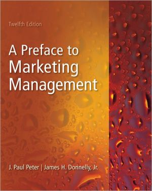 Book A Preface To Marketing Management free