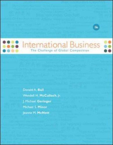 Book International Business: The Challenge of Global Competition free