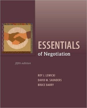 Book Essentials of Negotiation free